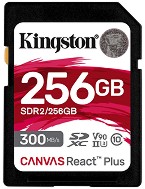 SDXC   256 GB Kingston Canvas React Plus - Class 10, U3, V90 - 