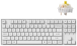    Keychron K8 Pro - TKL, Bluetooth, USB, ANSI Layout, Hot-Swap, RGB, Keychron K Pro Banana - 