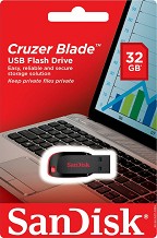 USB 2.0   32 GB SanDisk Cruzer Blade - 