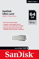 USB 3.1   64 GB SanDisk Ultra Luxe - 