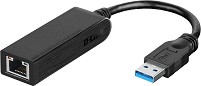  USB-A male  RJ-45 female D-Link DUB-1312 - 5 cm - 