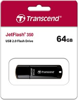 USB- 2.0   64 GB Transcend JetFlash 350 - 