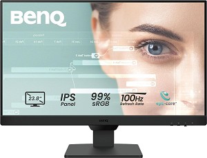  BENQ GW2490 - 23.8", IPS, 16:9, 100 Hz, 1920 x 1080, 5 ms, HDMI, DisplayPort - 