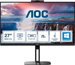  AOC Q27V5CW - 27", IPS, 75 Hz, 16:9, 2560 x 1440, 1 ms, HDMI, DisplayPort, USB-C, AMD FreeSync - 