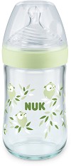    NUK Temperature Control - 240 ml,   Nature Sense, 0-6  - 