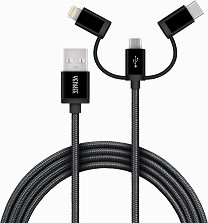  USB A 2.0  USB C  Micro USB  Lightning Yenkee 400 - 1 m - 