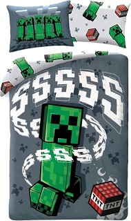     2  Creeper Sss - 140 x 200 cm,   Minecraft - 