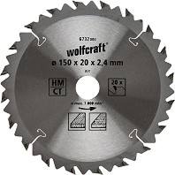     Wolfcraft - ∅ 150 / 20 / 2.4 mm  20  - 