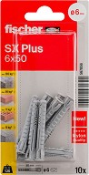      Fischer SX Plus K NV - 10    ∅ 6 - 8 mm   50 - 65 mm - 