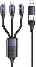  3  1 USB-C / USB-A male  USB-C, Micro USB, Lightning Usams U71 - 1.2 m - 