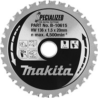     Makita - ∅ 136 / 20 / 1.5 mm  30    Specialized - 