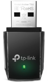   TP-Link  Archer T3U AC1300 - 2,4 GHz (400 Mpbs ), 5 GHz (867 Mbps) - 