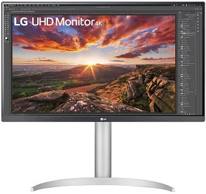  LG 27UP850N-W - 27", IPS, 60 Hz, 16:9, 3840 x 2160, 5 ms, 2 x HDMI, DisplayPort, USB-C, AMD FreeSync - 