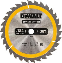     DeWalt - ∅ 184 / 16 / 2.6 mm  30    Construction - 