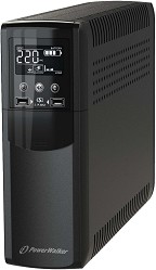    UPS PowerWalker VI 600 CSW - 600 VA, 360 W, 12V / 7Ah, 4x Schuko , RJ-11/RJ-45 , USB, LCD , Line Interactive - 