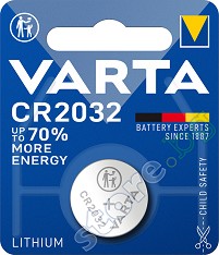   CR2032 -  3V - 1  - 