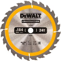     DeWalt - ∅ 184 / 16 / 1.8 mm  24    Construction - 