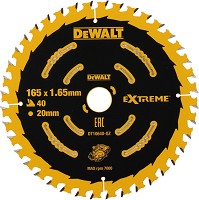     DeWalt - ∅ 165 / 20 / 1.65 mm  40    Extreme - 