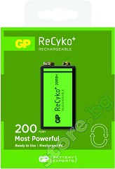  8.4V -  NiMH (6F22) 200 mAh   ReCyko+ - 