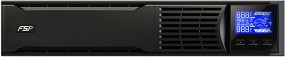    UPS FSP Champ Rack 3K - 3000 VA, 2700 W, OnLine, 6x 12V / 9Ah, LCD, 3x Schuko , 1x IEC C14 , USB, RS-232 - 