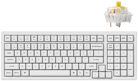    Keychron K4 Pro - 96%, Bluetooth, USB, ANSI Layout, Hot-Swap, Keychron K Pro Banana - 