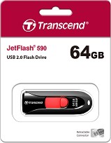 USB- 2.0   64 GB Transcend JetFlash 590 - 