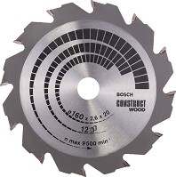     Bosch - ∅ 160 / 20 / 1.6 mm  12    Construct Wood - 