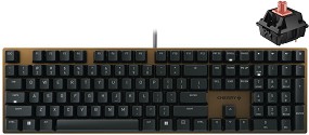   Cherry KC 200 MX - Full SIze,  USB , ANSI Layout, Cherry MX2A Silent Red - 