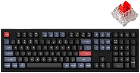    Keychron K10 Pro - Full Size, Bluetooth, USB, ANSI Layout, Hot-Swap, Keychron K Pro Red - 