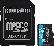 Micro SDXC   512 GB Kingston Canvas Go! - Class 10, U3, V30, A2  SD  - 