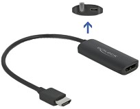  HDMI male  DisplayPort female DeLock - 