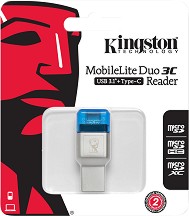   microSD  UHS-I  Kingston MobileLite Duo 3C - 