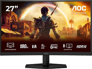  AOC C27G42E - 27", VA, 180 Hz, 16:9, 1920 x 1080, 0.5 ms, 2 x HDMI, DisplayPort, Adaptive-Sync - 