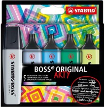   Stabilo Boss Original Cool Colors - 5  10    Arty - 