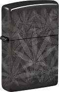   Zippo Cannabis Design High Polish Black - 