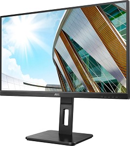  AOC 27P2Q - 27", IPS, 75 Hz, 16:9, 1920 x 1080, 4 ms, HDMI, DisplayPort, VGA, Adaptive-Sync - 