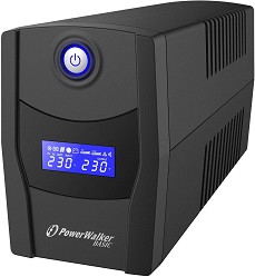    UPS PowerWalker VI 600 STL - 600 VA, 360 W, 12V / 7Ah, 2x CEE 7/3 , RJ-11/RJ-45 , USB, LCD , Line Interactive - 