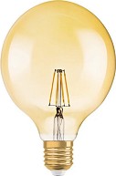 LED  Osram LED CL GLOBE125 FIL GOLD 36 825 E27 4.5 W 2400K - 410 lm   Vintage 1906 - 