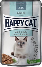       Happy Cat Meat in Sauce Stomach and Intestine - 85 g,   Sensitive,    - 