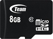 Micro SDHC   8 GB Team Group - Class 10, U1 - 