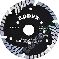      Rodex - ∅ 230 / 2.4 / 22.2 mm   Turbo - 