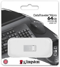 USB-A 3.2 Gen 1   Kingston DataTraveler Micro - 64, 128  256 GB - 