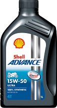   4T Shell Ultra 15W-50 - 1 l   Advance - 