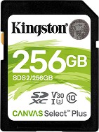 SDXC   256 GB Kingston Canvas Select Plus - Class 10, U3, V30 - 