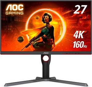  AOC U27G3X/BK - 27'', 160 Hz, IPS 16:9, 3840 x 2160, HDMI, DisplayPort, HDR400 - 