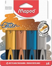   Maped Fluo Glitter Metal - 4  - 