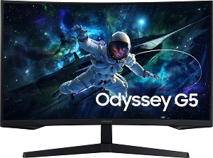  Samsung Odyssey G3 32CG552 - 32", VA, 165 Hz, 16:9, 2560 x 1440, 1 ms, HDMI, DisplayPort, HDR10, AMD FreeSync - 