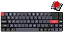    Keychron K7 Pro - 65%, Bluetooth, USB, ANSI Layout, RGB, Hot-Swap, Gateron Low Profile 2.0 Red - 