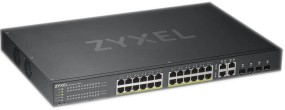  ZyXEL GS1920-24HPv2 - 24 RJ-45, PoE , 4 SFP , 1000 Mbps - 