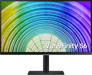  Samsung ViewFinity S6 27D600 - 27", IPS, 75 Hz, 16:9, 2560 x 1440, 5 ms, DisplayPort, HDMI, USB-C, HDR10 - 